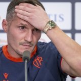 Taulant Xhaka s'est excusé pour ses dérapages de dimanche soir. KEYSTONE/GEORGIOS KEFALAS